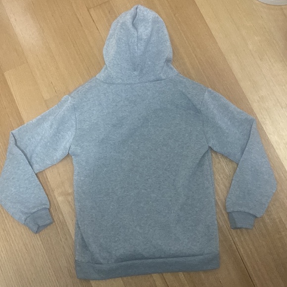 Grey Heart Hooded Jumper - Size 10 - Picture 4 of 8